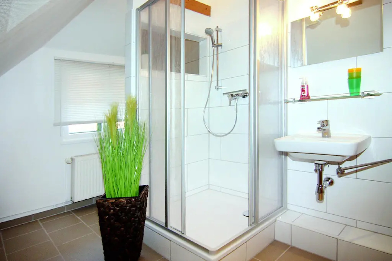 Terraced Houses in the Port Village of Vieregge on the Island of Rugen