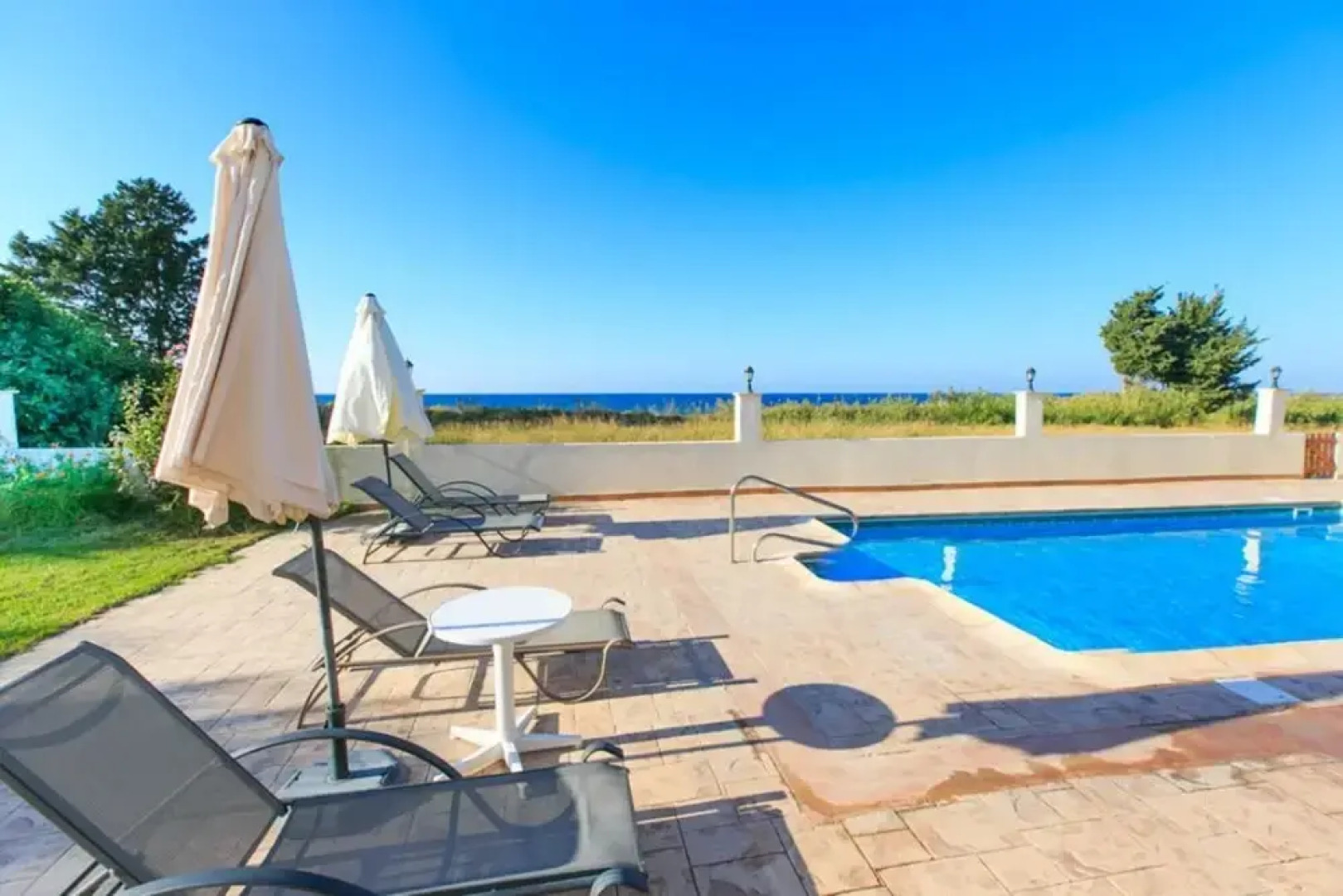 Achilles Beach Villa Thio Large Private Pool Walk to Beach Sea Views A C Wifi Car Not Required - 2110