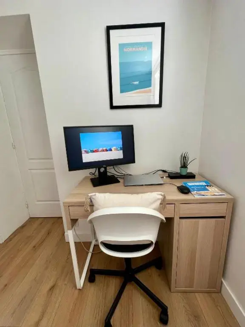 Nid douillet de 45 m2, centre-ville, 2 chambres