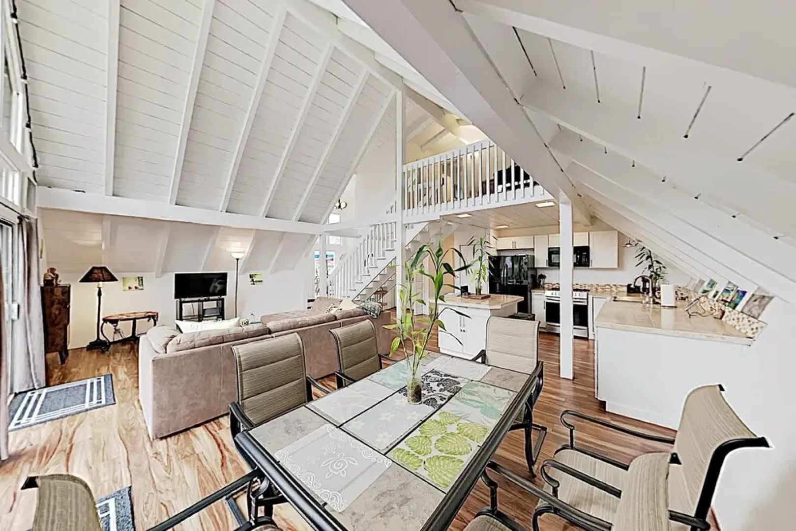 New Listing! Remodeled A-frame W/ Deck & Balcony 3 Bedroom Home