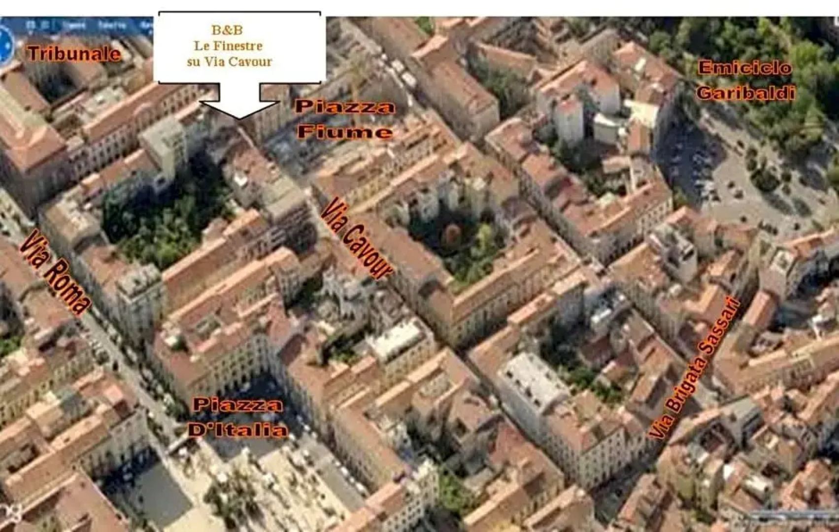 B&B Le Finestre su Via Cavour