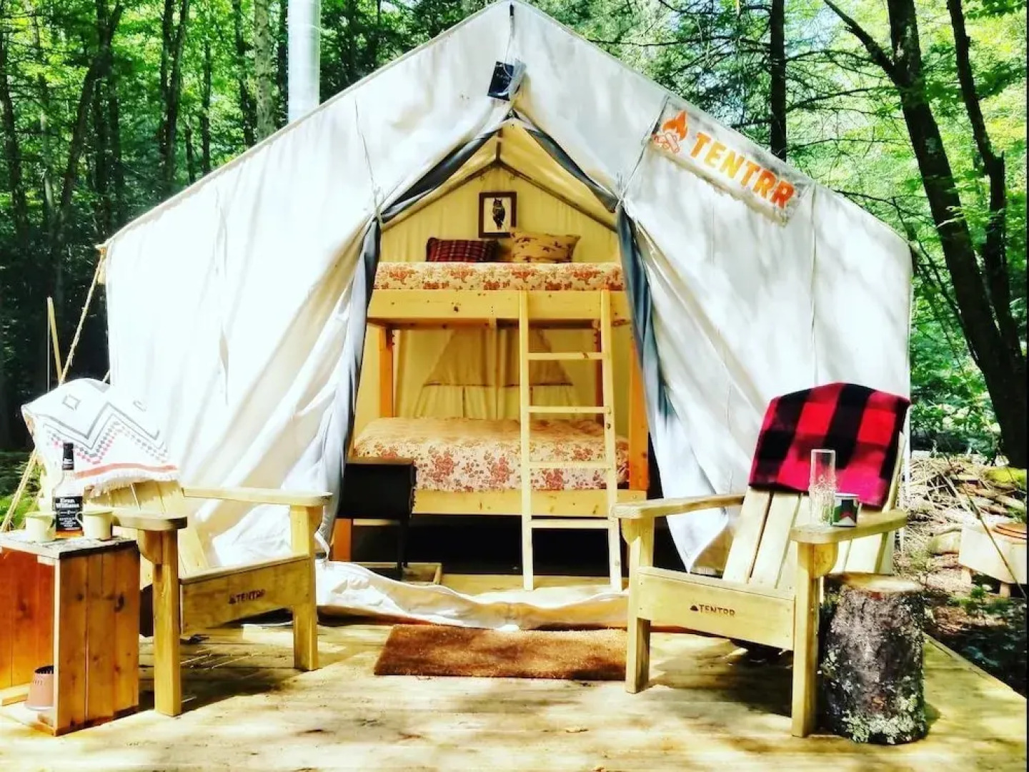 Tentrr - Brookside at Camp Relevé