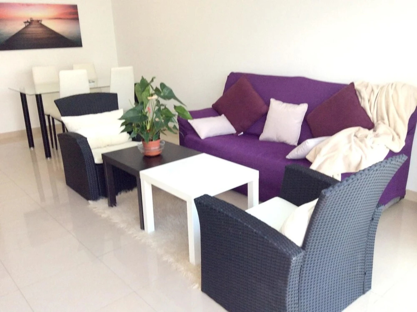 Apartment With 2 Bedrooms in Oliva, With Wonderful Mountain View, Furn