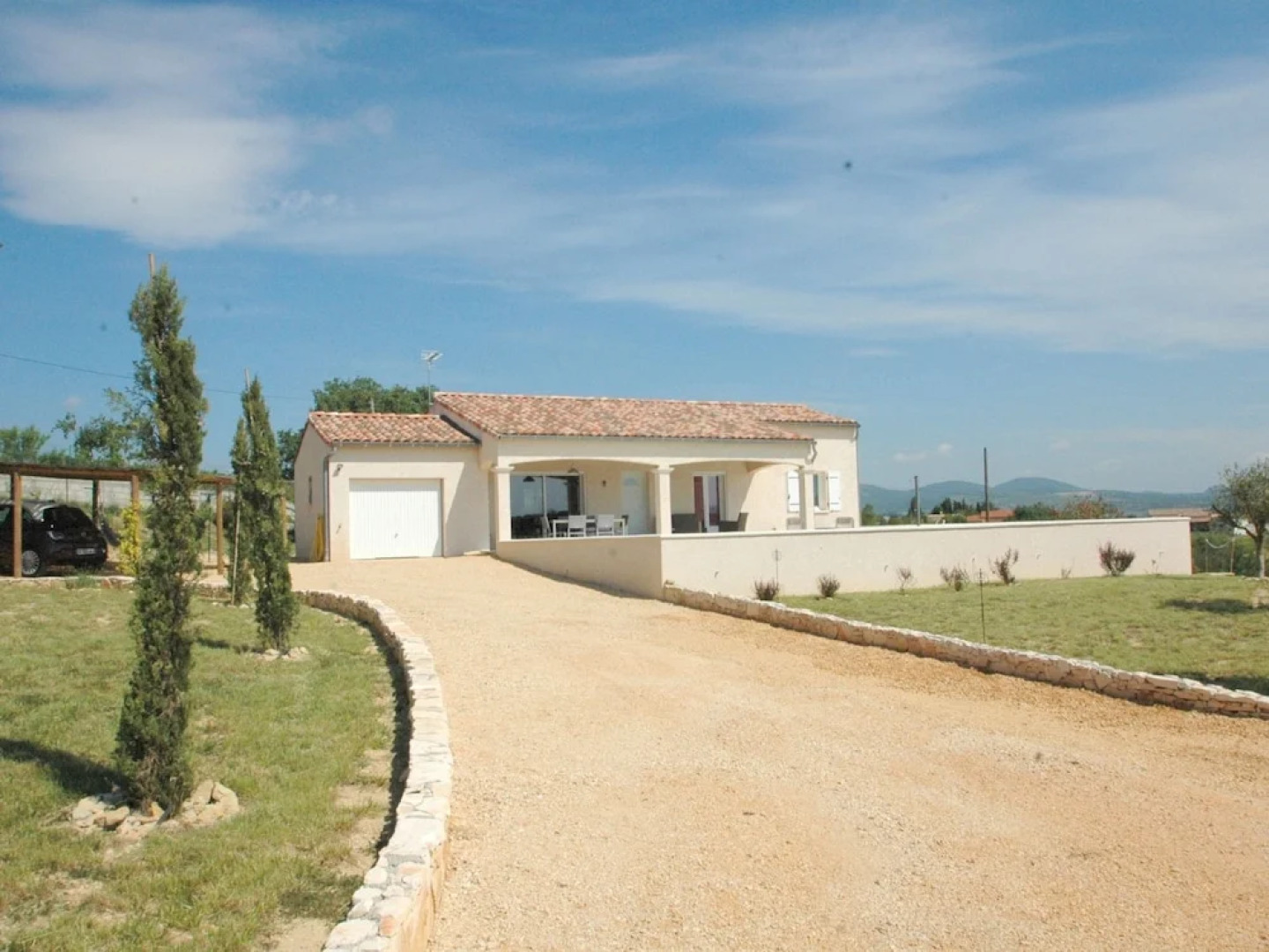 Serene Holiday Home in Les Mages With Balcony