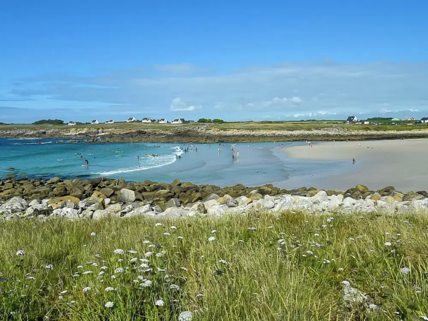 Chic Cottages in Plouguin France With Private Swimming Pool