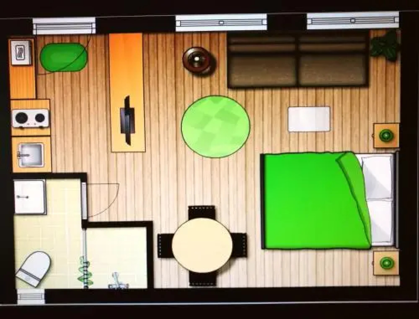 Apartment Patrícia with garden