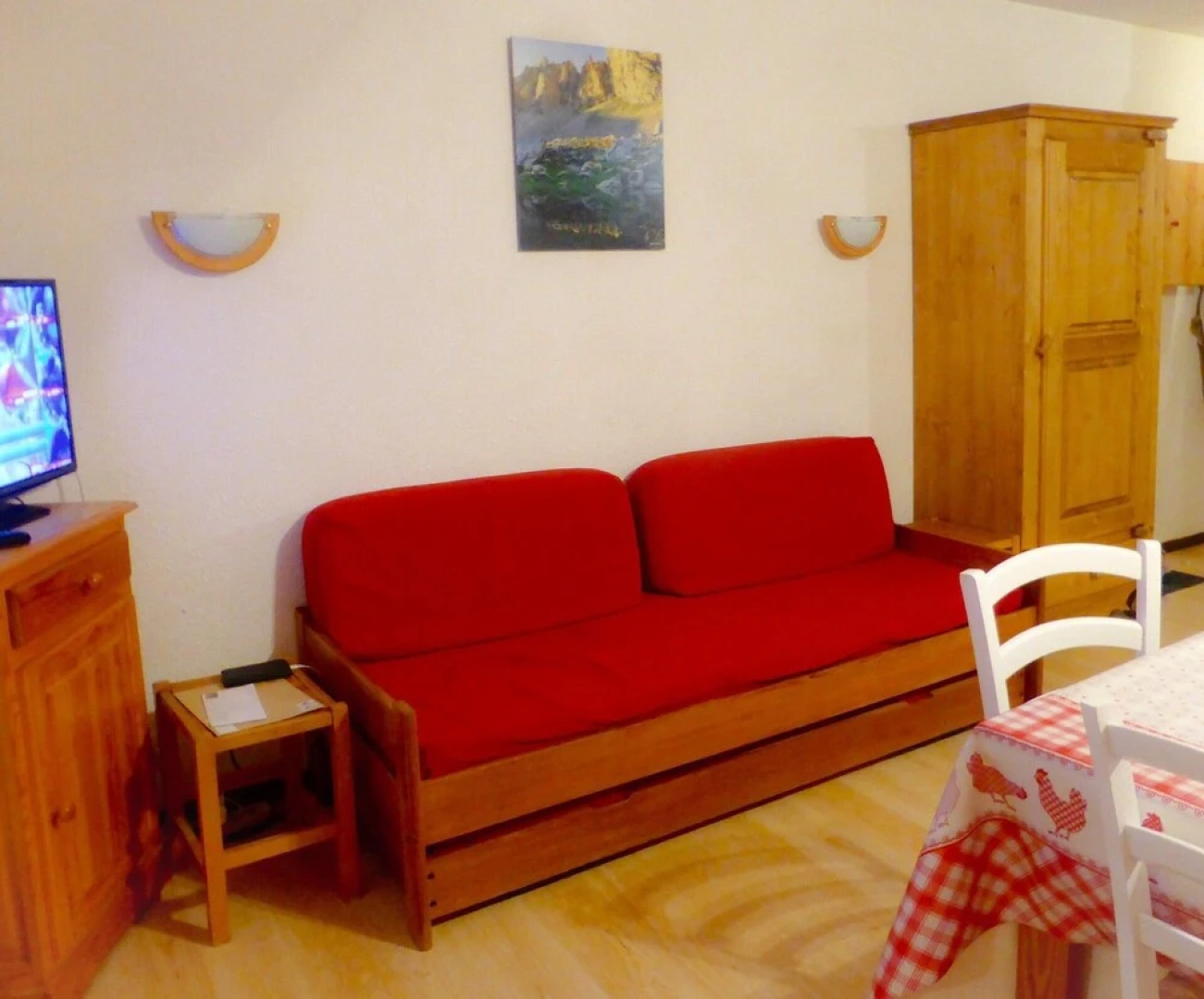 Plan Soleil Durbec N°04 : Studio Alcôve 4 Personnes / Studio Alcove 4 People