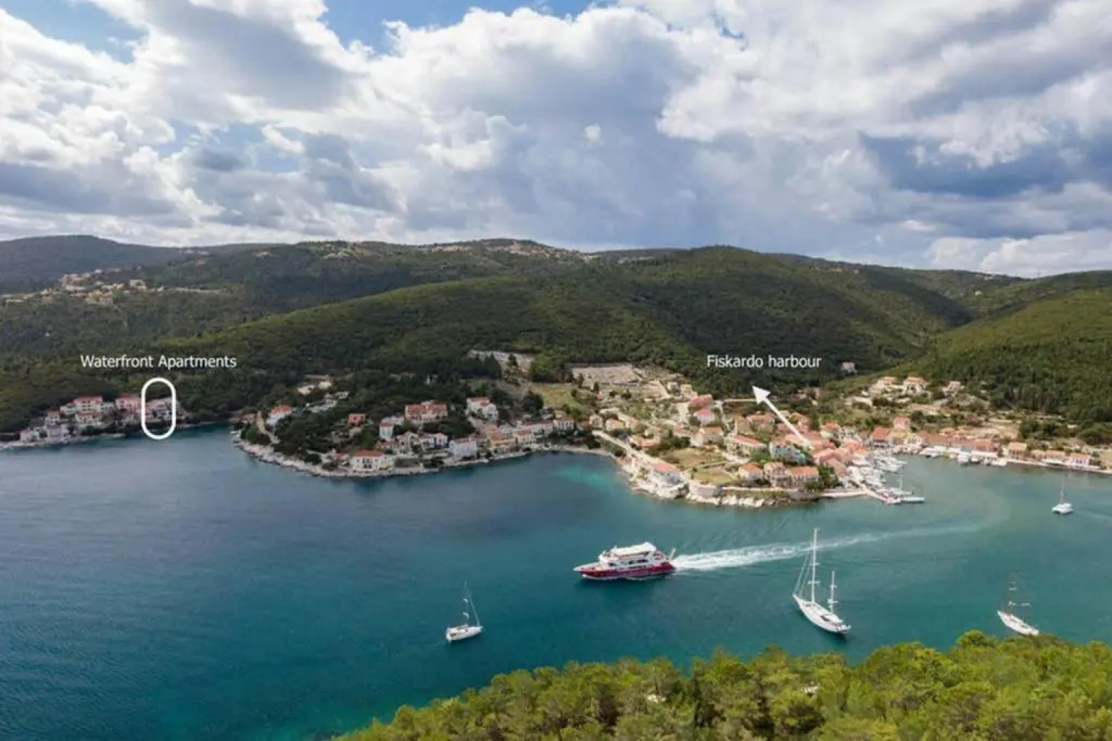 Paradise House Apart2, 5min walking distance to Fiskardo center