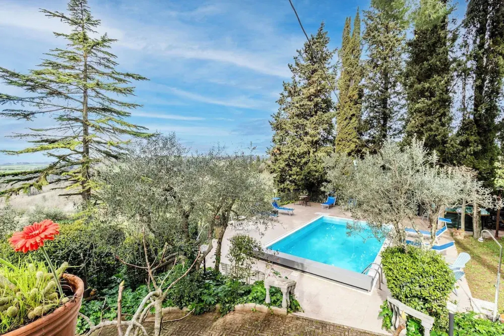 Villa Paola Private Pool Gym in Chianti