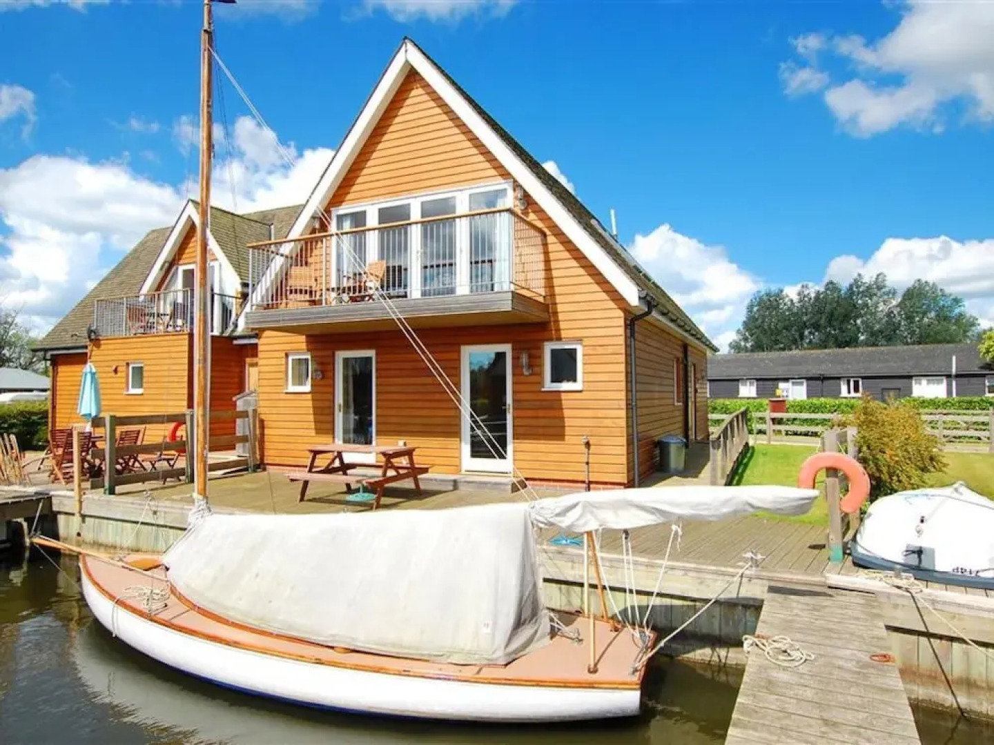 Holiday Residence on the Water With Docking Space for two Boats