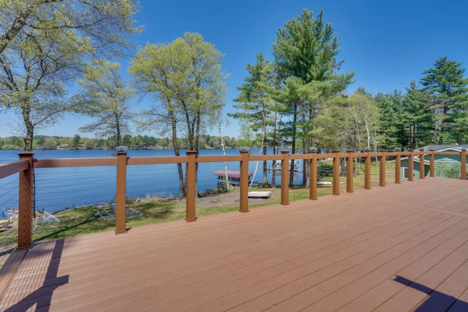 Spacious Lakefront New Auburn Home w/ Sunroom