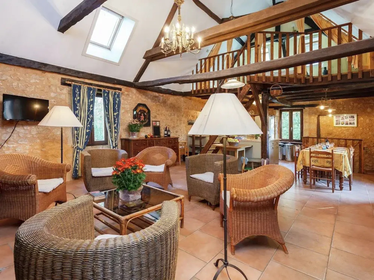 Detached, Characteristic House in Nature Near Saint-cirq-madelon