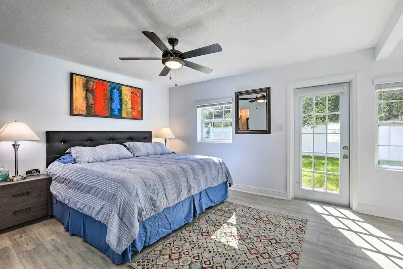 Chic Home w/ Fire Pit & Patio, Walk to Lake!