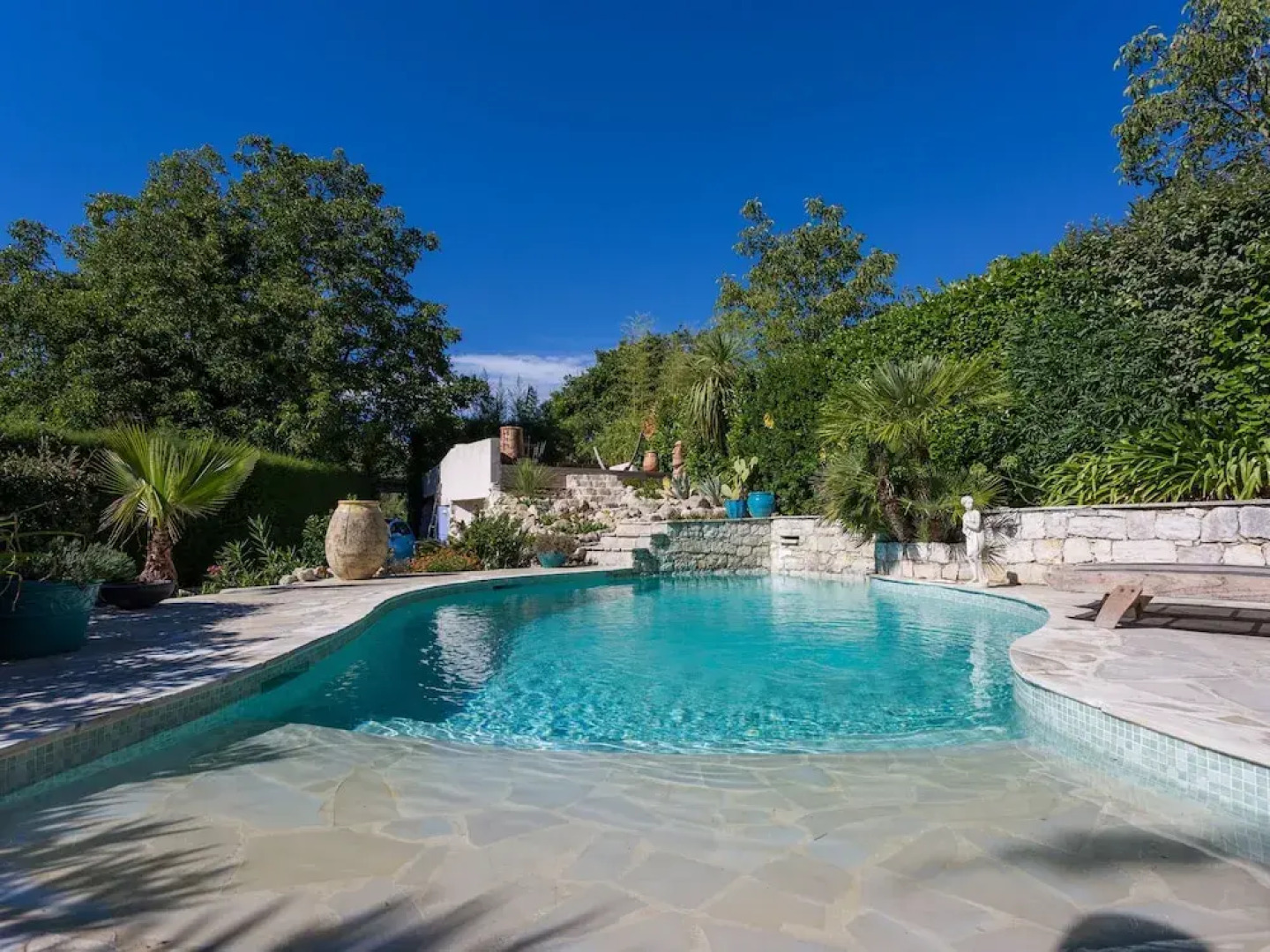 Stone Villa in Saint-jeannet With Roofed Terrace and Garden