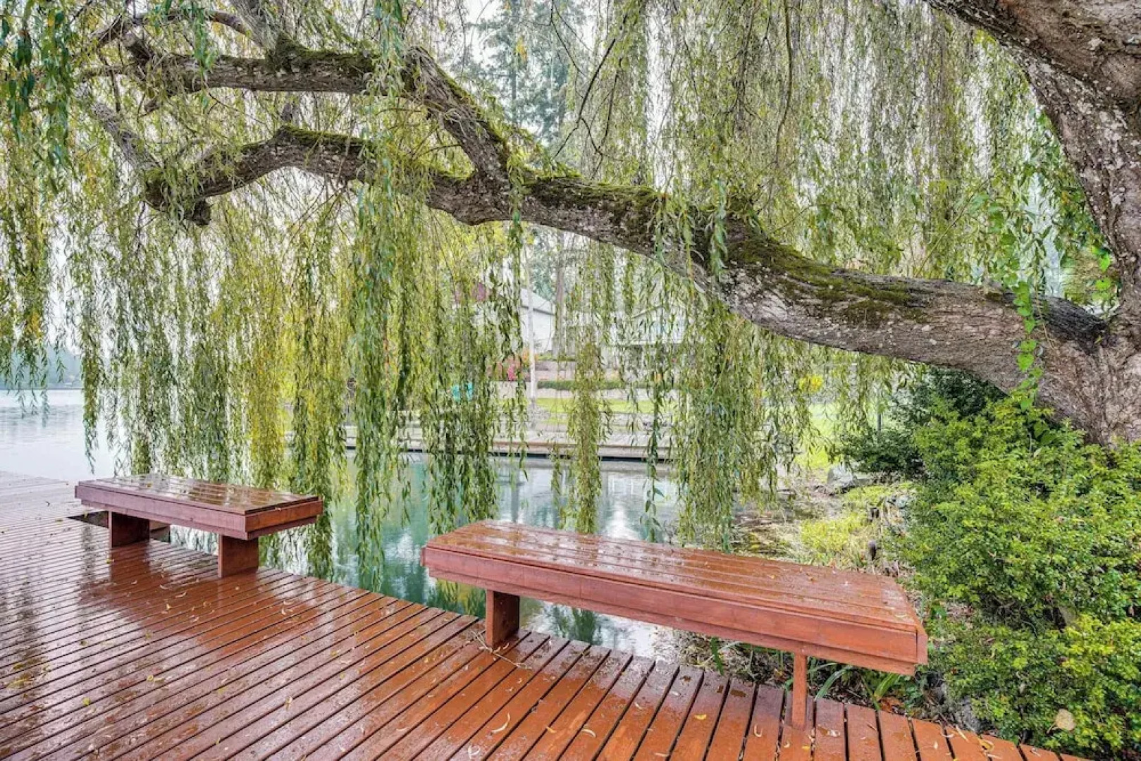 Spanaway Lakefront House: Dock, Fire Pit