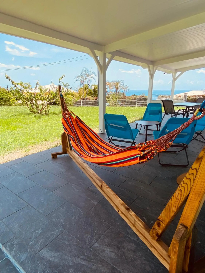 Villa Créole vue sur mer des Caraïbes
