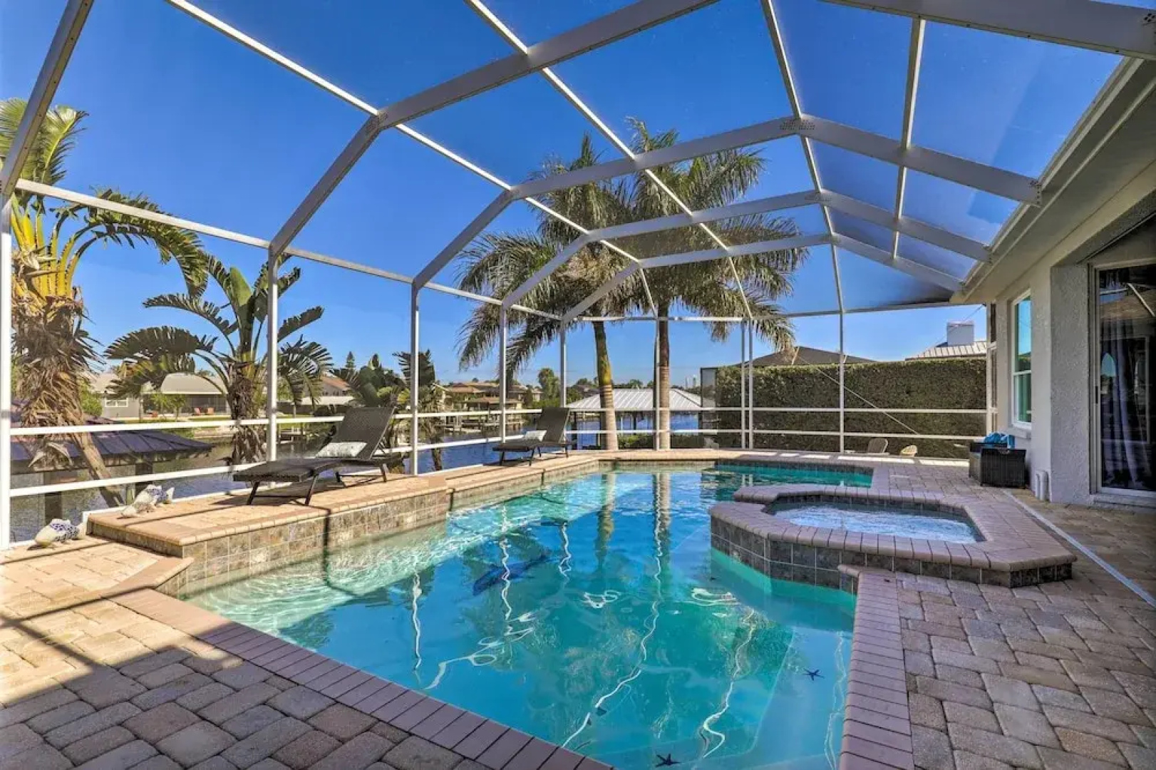 Heated Pool/spa & Dock: Apollo Beach Home on Canal