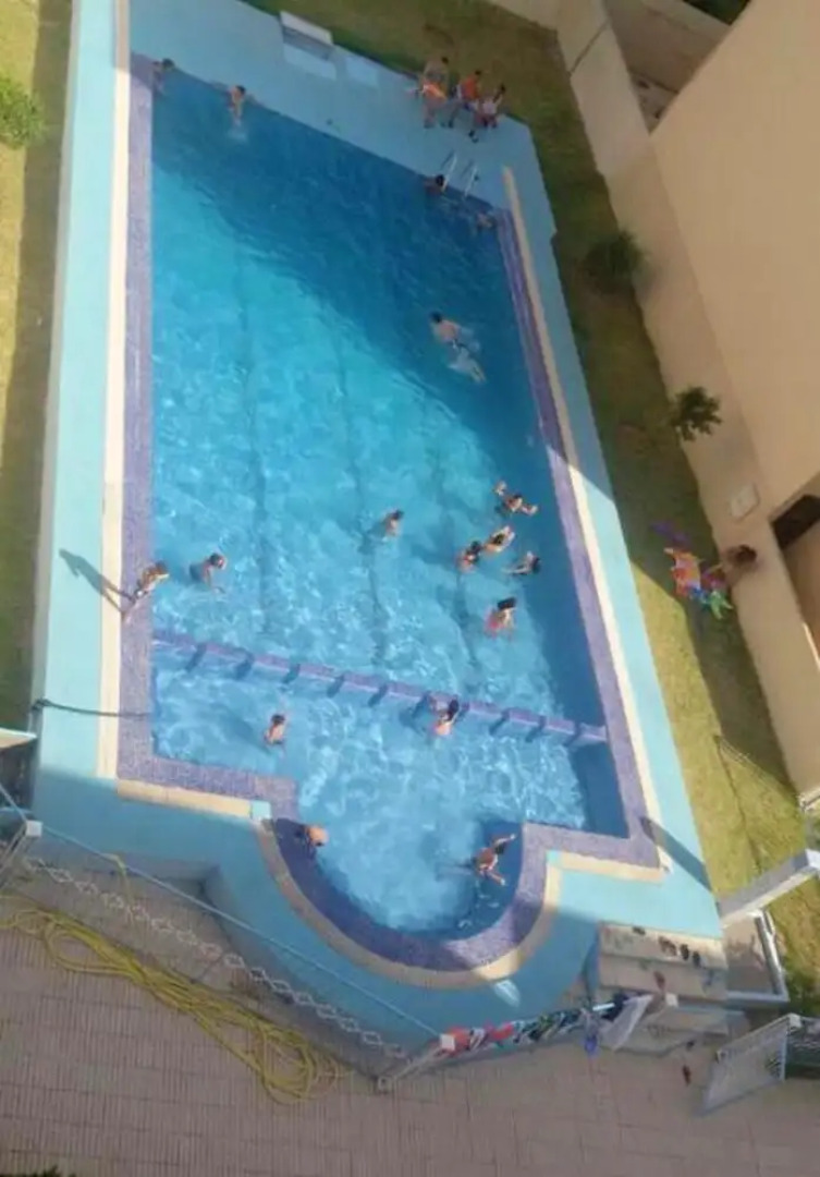 Apartment With 2 Bedrooms in Martil, With Wonderful sea View, Shared Pool and Enclosed Garden Near the Beach