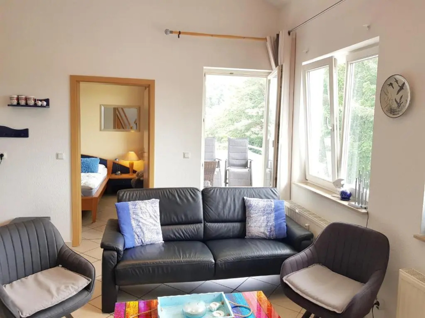 Ferienwohnung mit Ostseeblick - 190m zum Strand