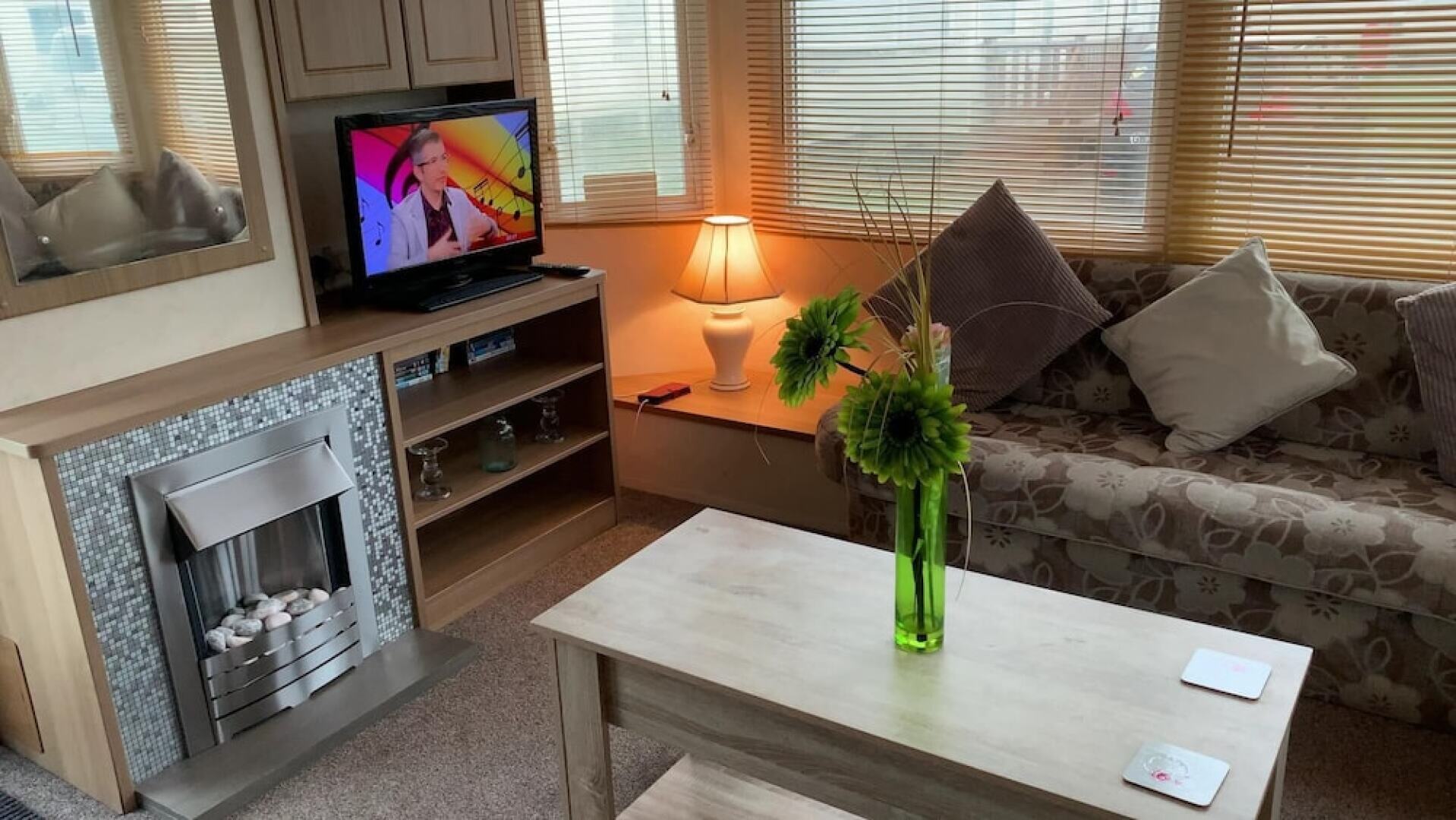 Captivating Three Bedroom Caravan tv in Each Room