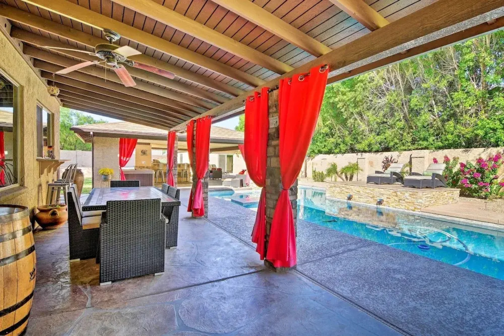 Pool, Bar & Game Room: Red Mountain Mesa Oasis