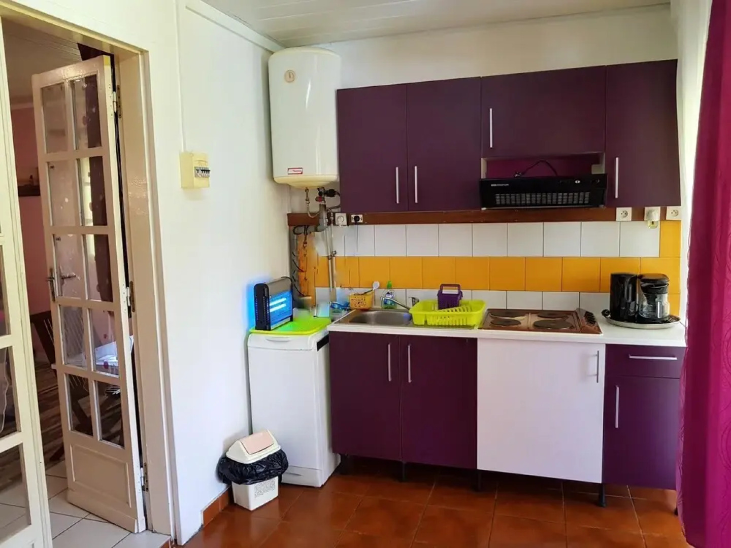 Studio in St-benoit, With Wonderful Mountain View, Pool Access, Enclos