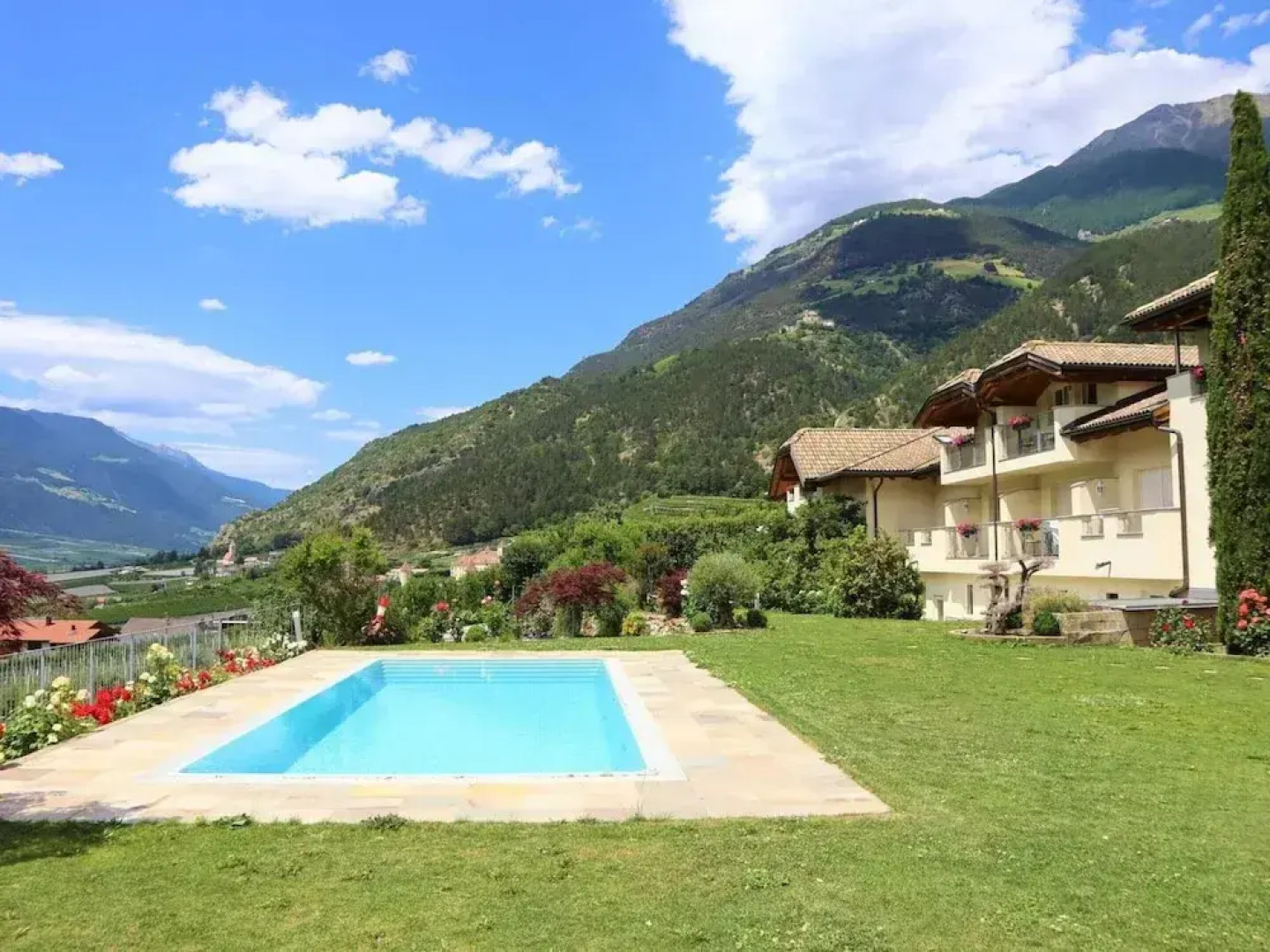 Apartment in Goldrain With Pool & Mountain Views
