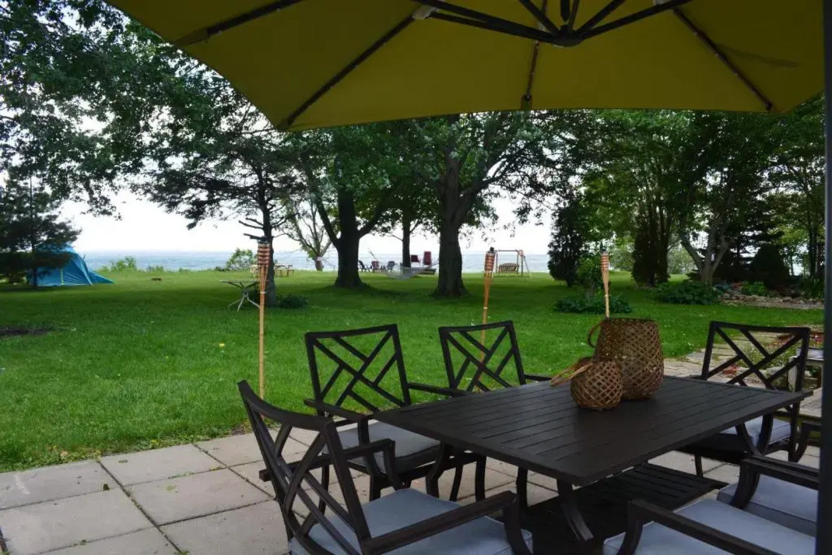 Birds Point Cottage on a Cliff facing Lake Erie.