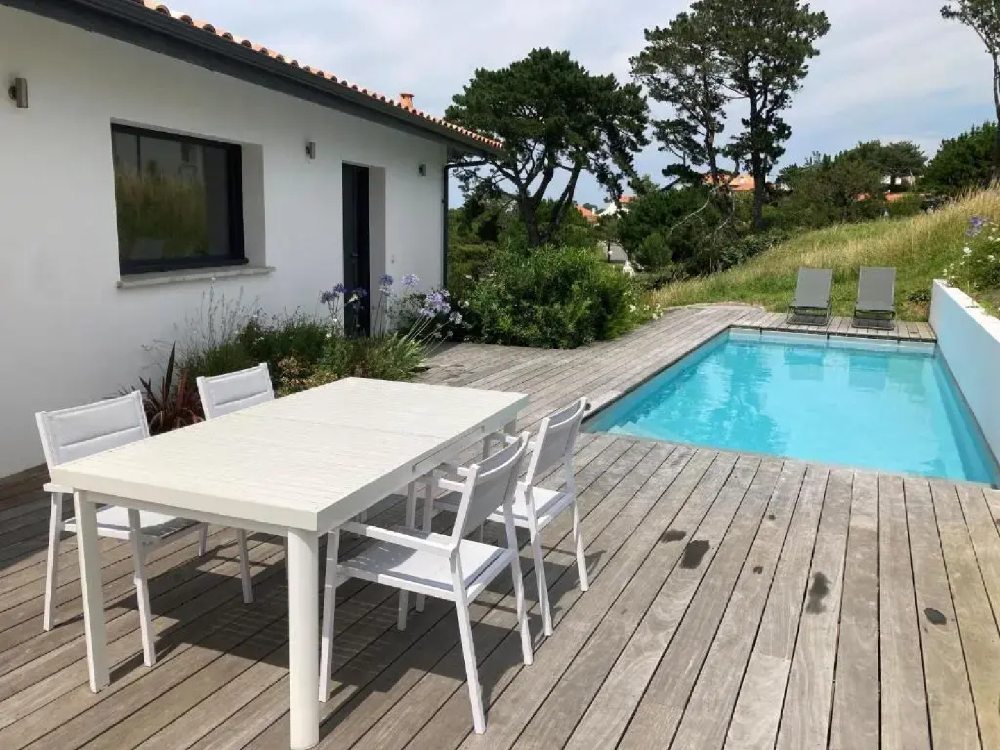 Maison 4 étoiles avec piscine vue sur mer et plage à pied