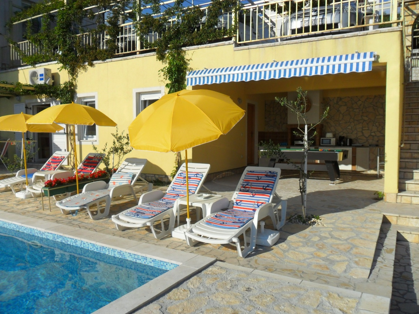 Studio apartment Zlato - with pool : SA5 Maslina  Senj, Riviera Senj