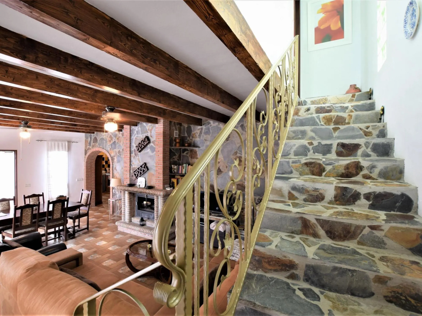 Beautiful detached villa near Arenas with delightful terrace and stunning view