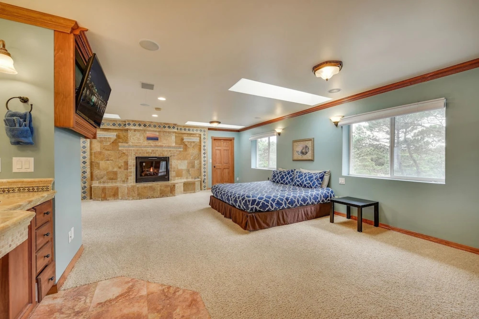 New Listing! Stone W/ Private Beach Path 6 Bedroom Home