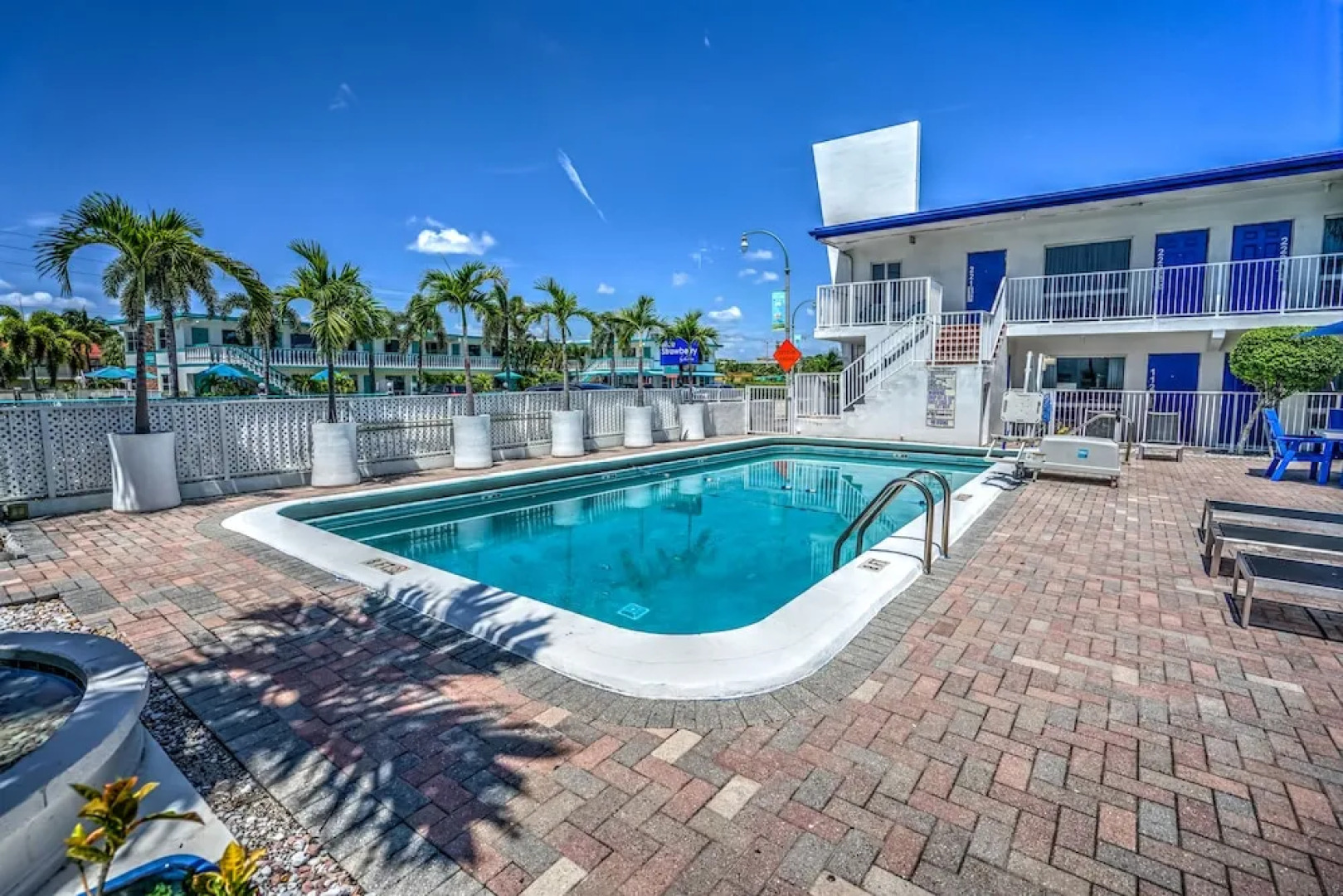 Blue Strawberry by the Sea