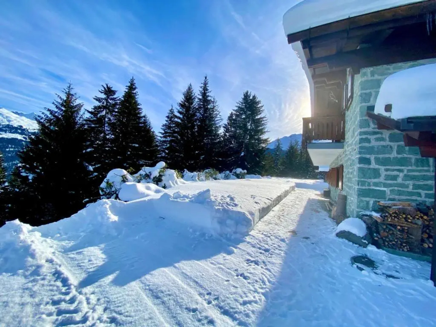 Chalet Wulli in der Nähe der Skianlagen Savognin
