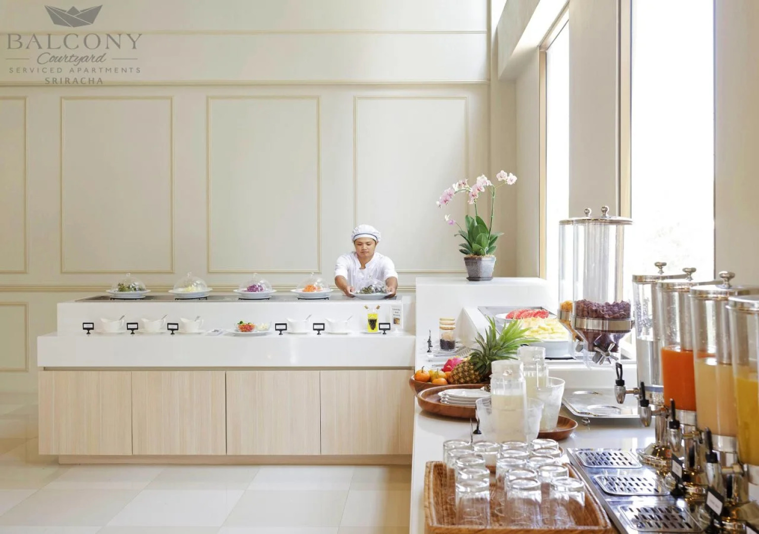 Balcony Courtyard Si Racha Hotel & Serviced Apartments