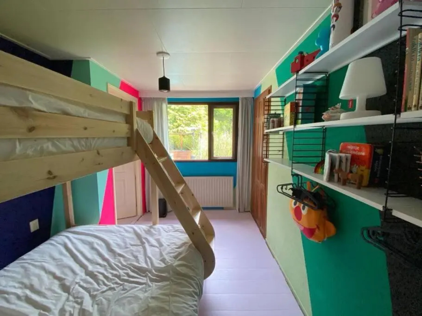 Kleurrijk huisje voor 5-personen op de Veluwe