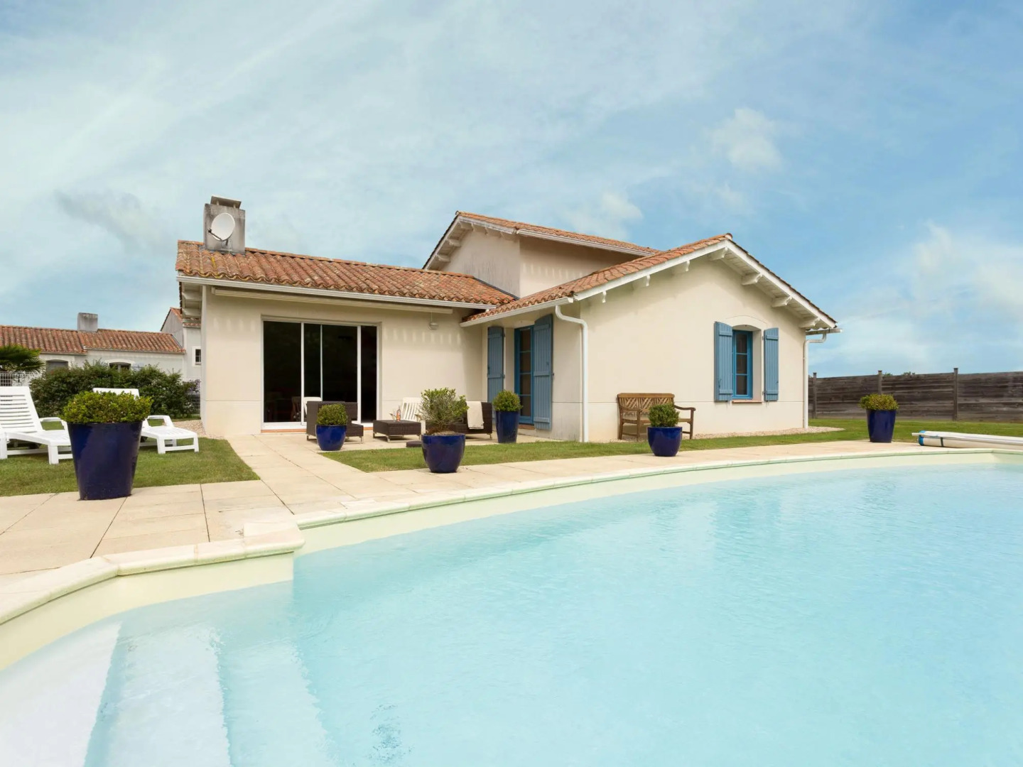 Spacious villa with private swimming pool near a golf course