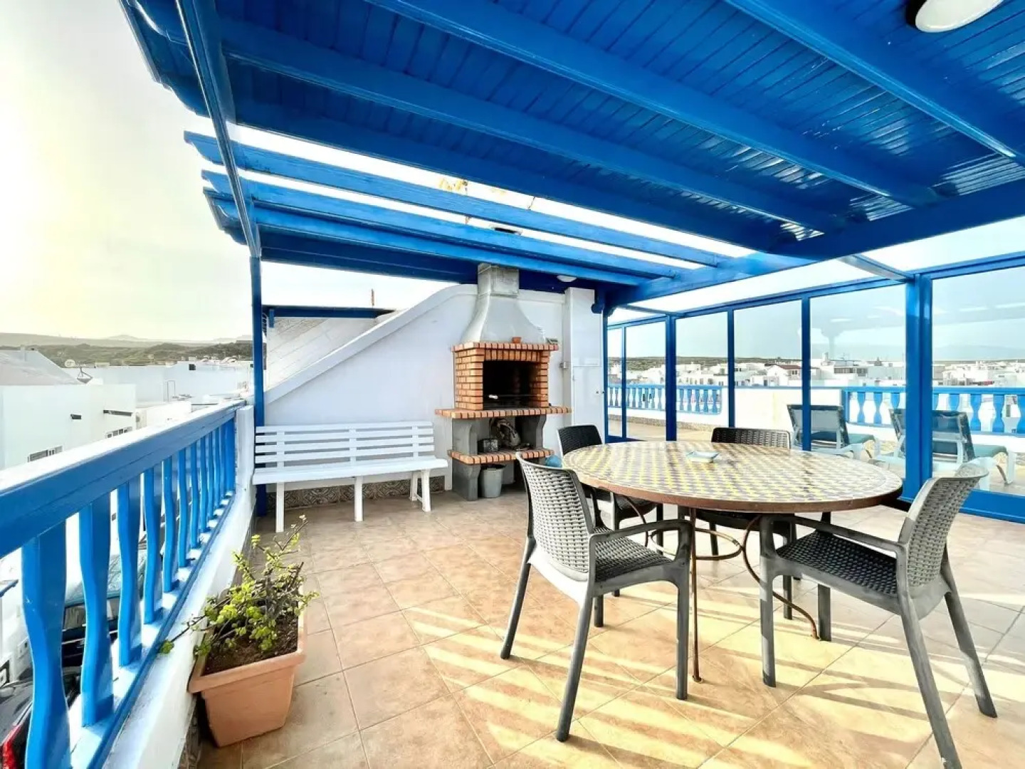 Mirador con Vista al Mar Wifi BBQ Punta Mujeres