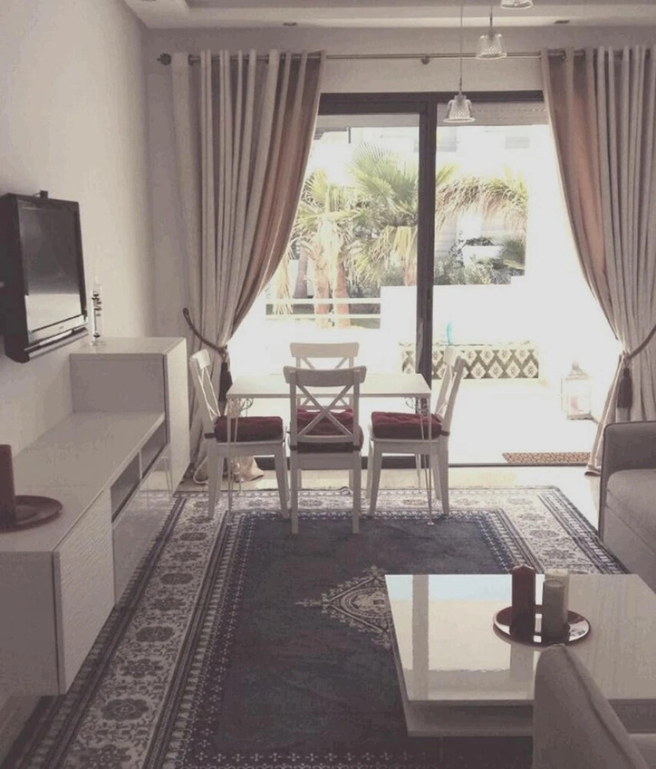 Apartment With one Bedroom in Province de Benslimane, With Wonderful sea View, Pool Access and Furnished Terrace - Near the Beach