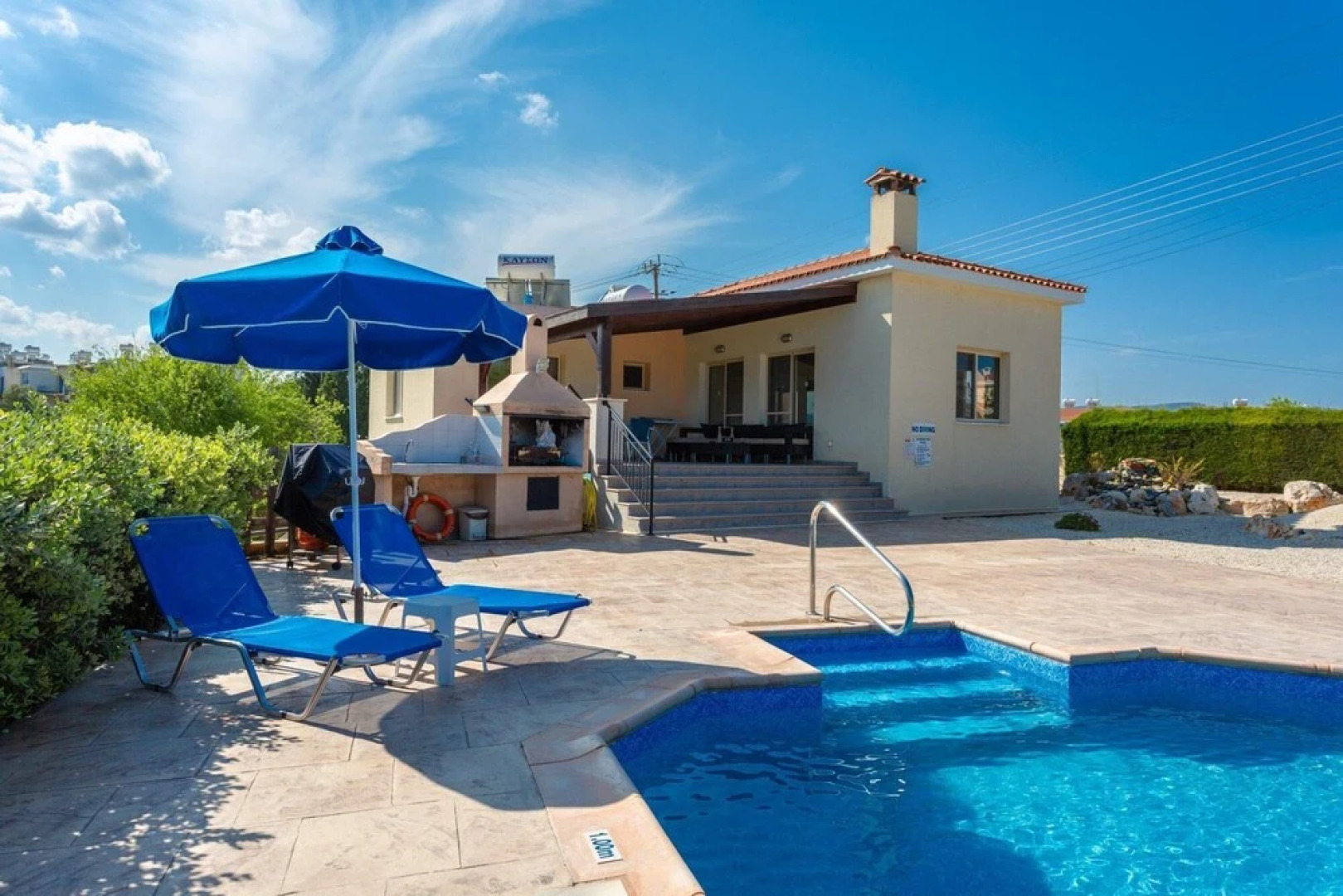 Villa Prodromos Large Private Pool Walk to Beach Sea Views A C Wifi Eco-friendly - 1924