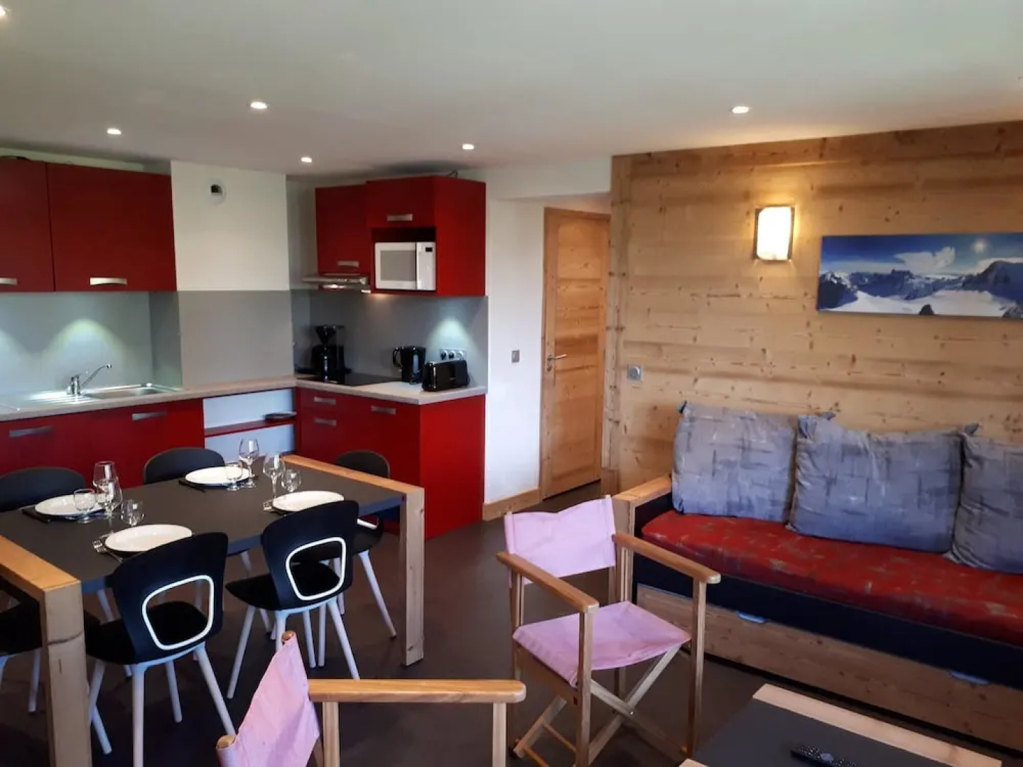 Residence LES Coches 3 Rooms Renovated in a Family Resort at the Bottom of the Slopes Bac524