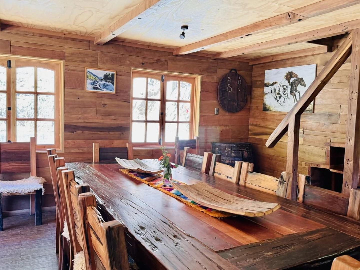 Cabañas entre montañas con tinajas calientes