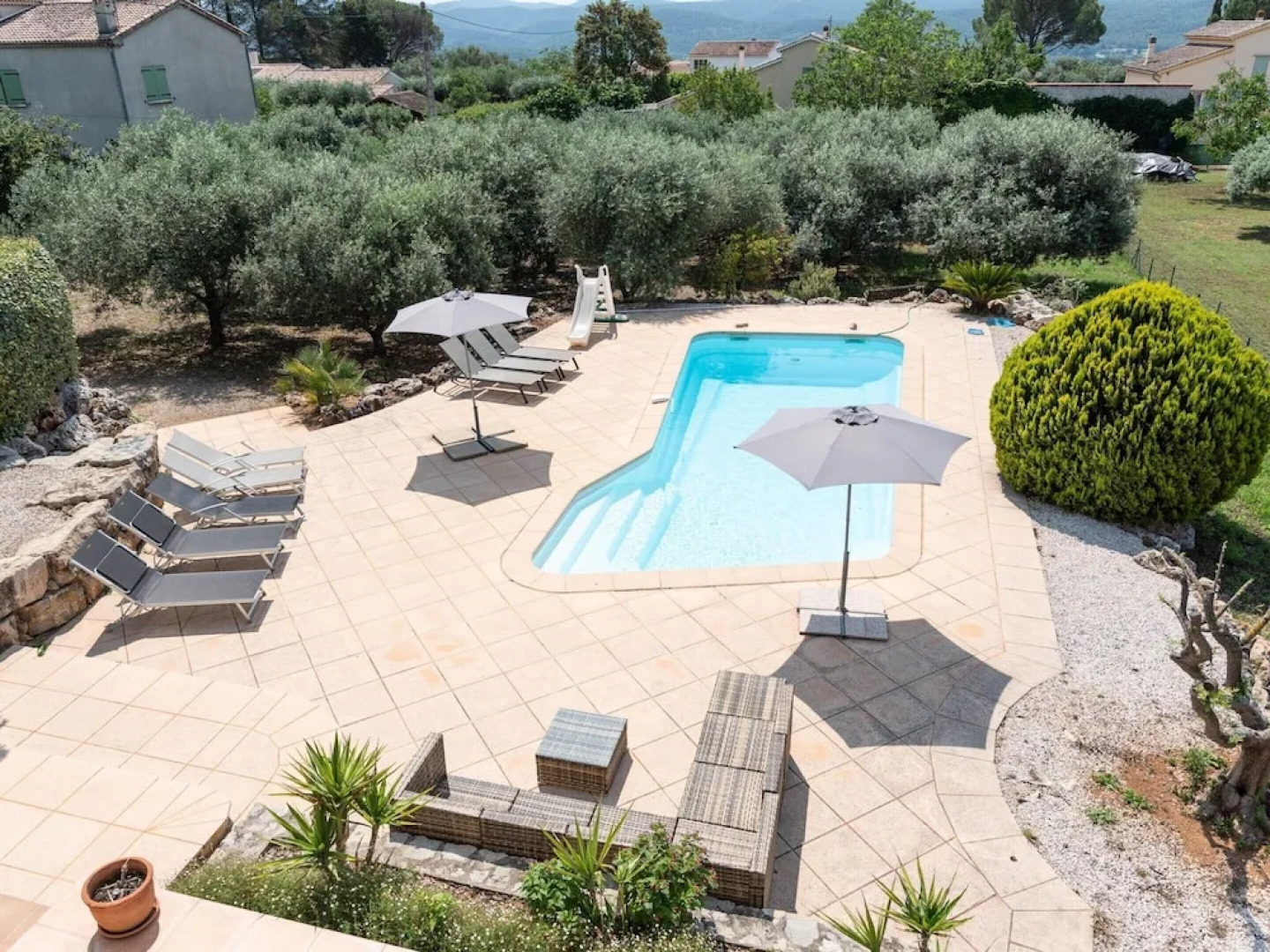 French Bastide, Located in an Olive Grove