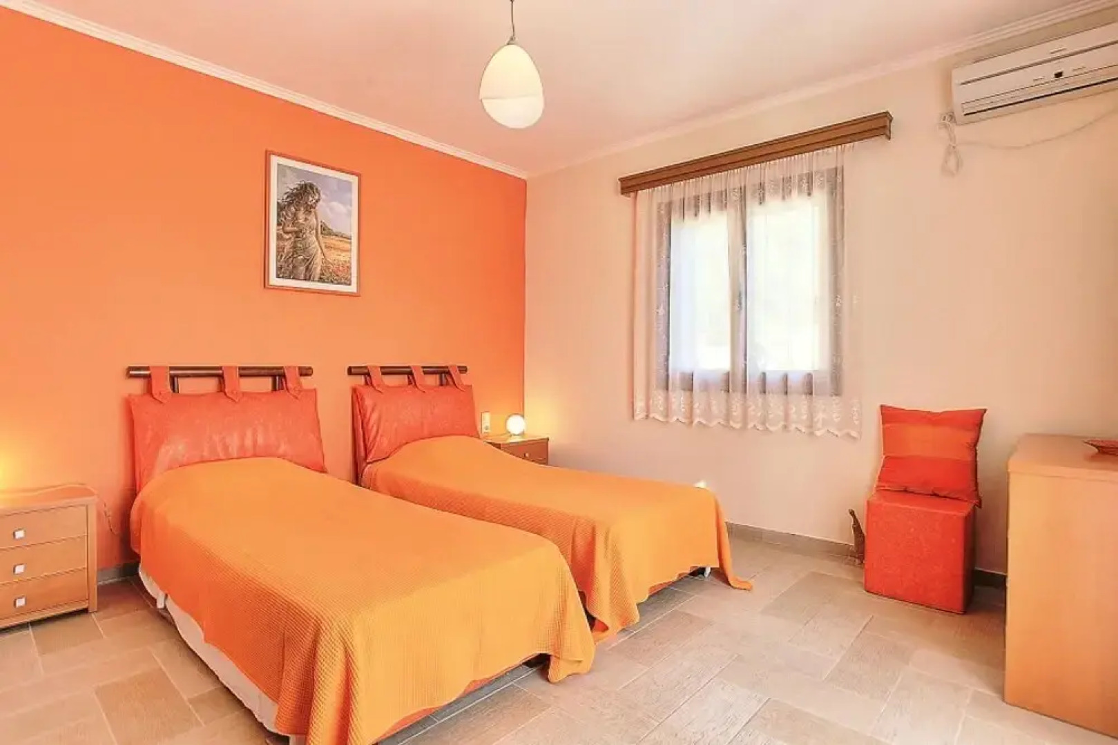 Villa Kyknos Large Private Pool Walk to Beach Sea Views A C Wifi Car Not Required Eco-friendl - 2329