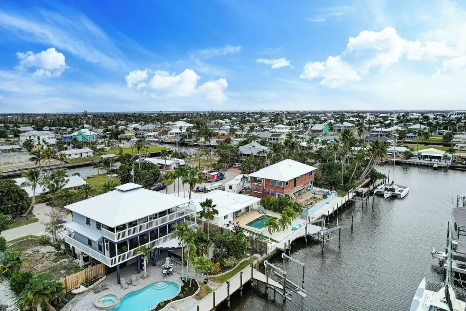 Updated St James City Home on Canal w/ Pool & Dock