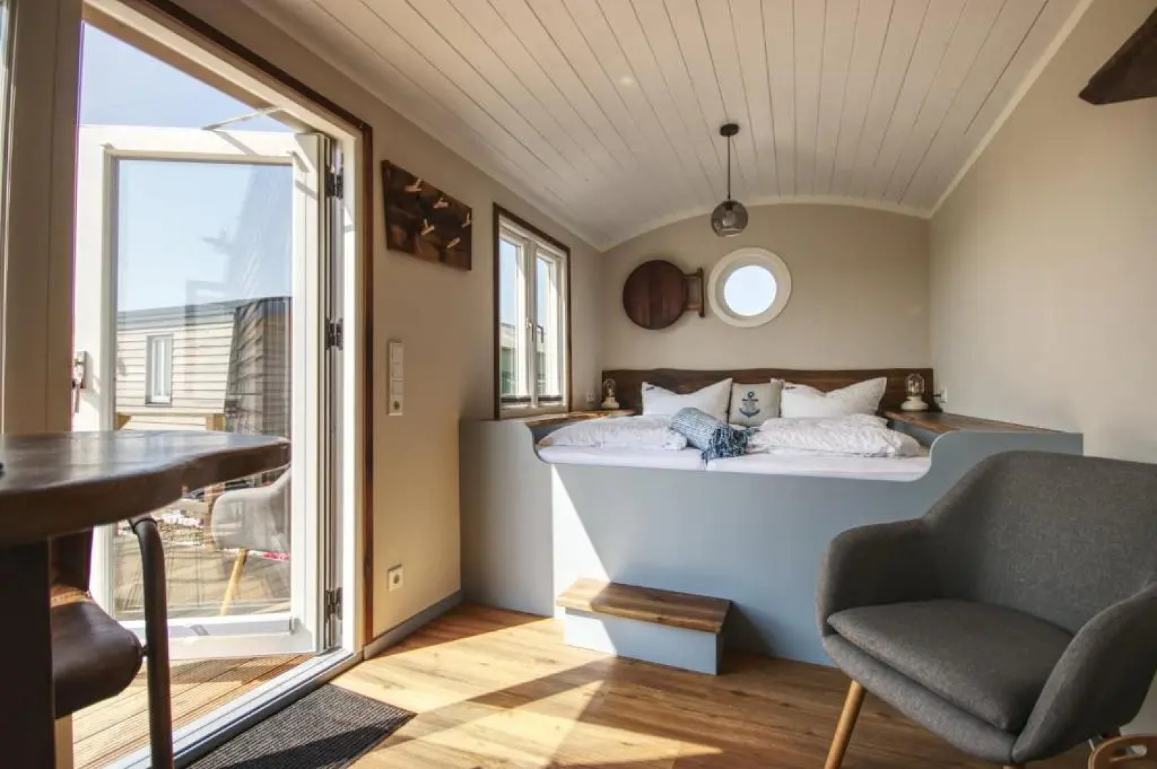 Schäferwagen Tiny House auf dem Friesenhof