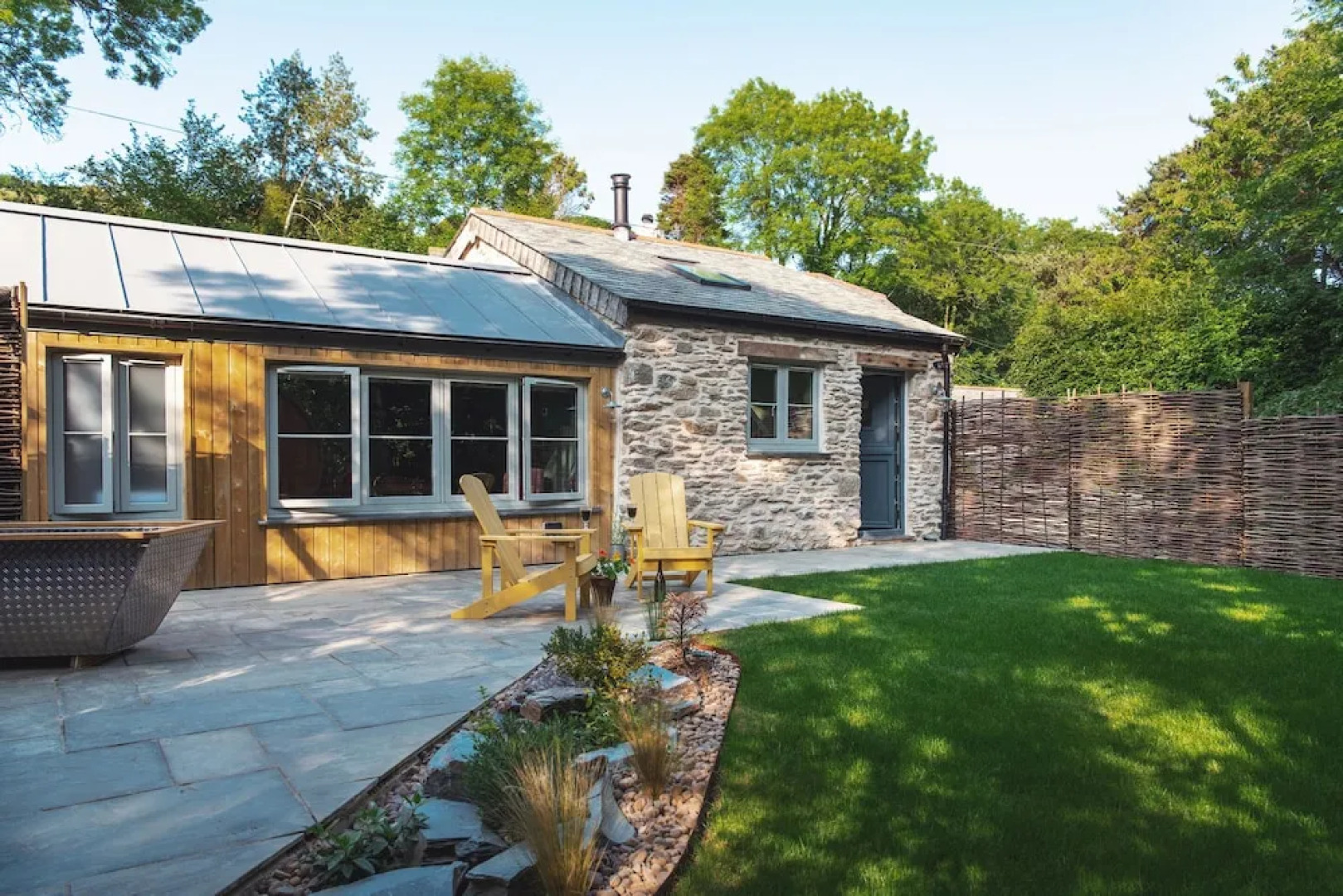 The Pigsty & Spa Garden at Tregoose Old Mill