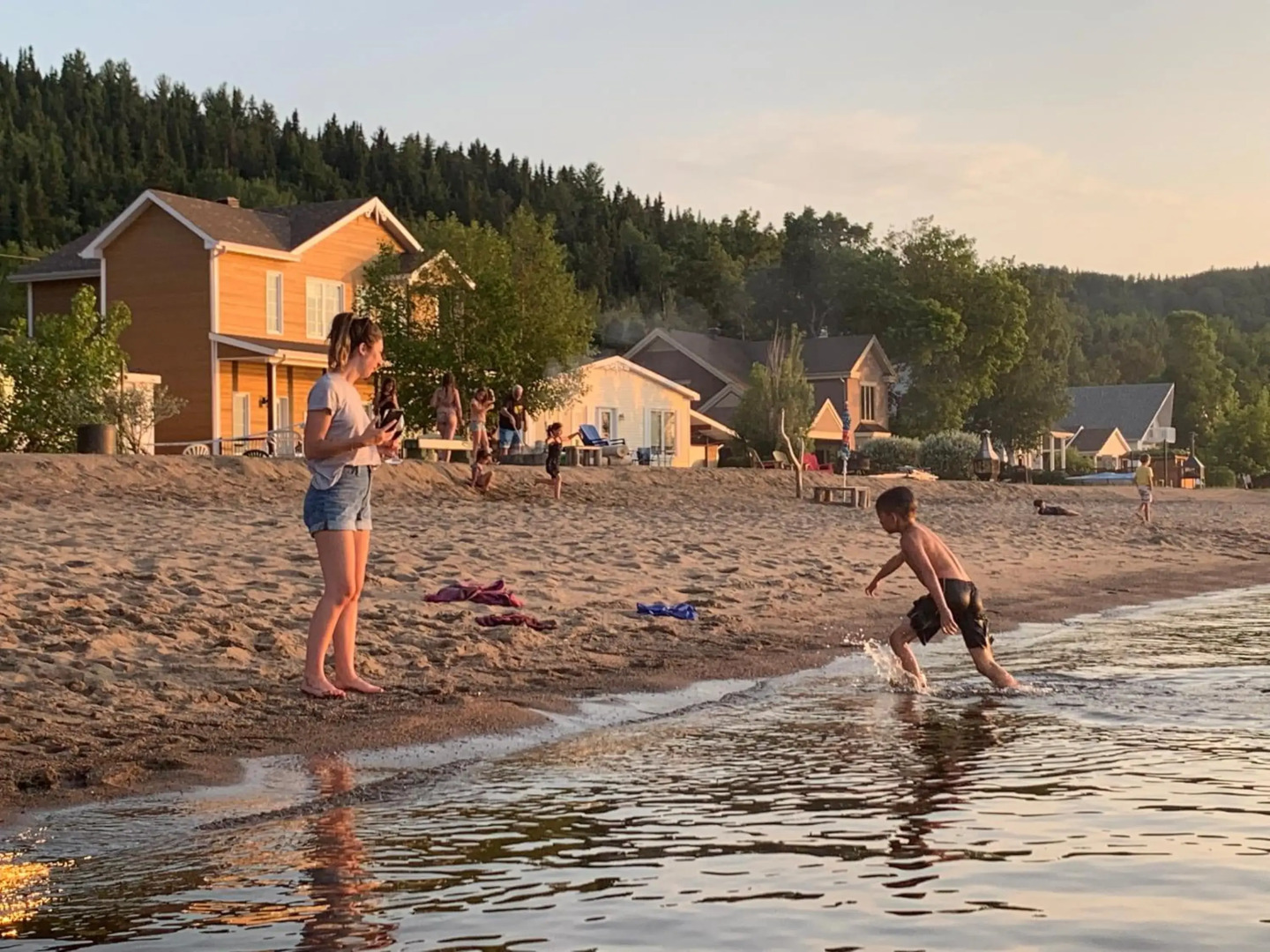 Les pieds dans le sable