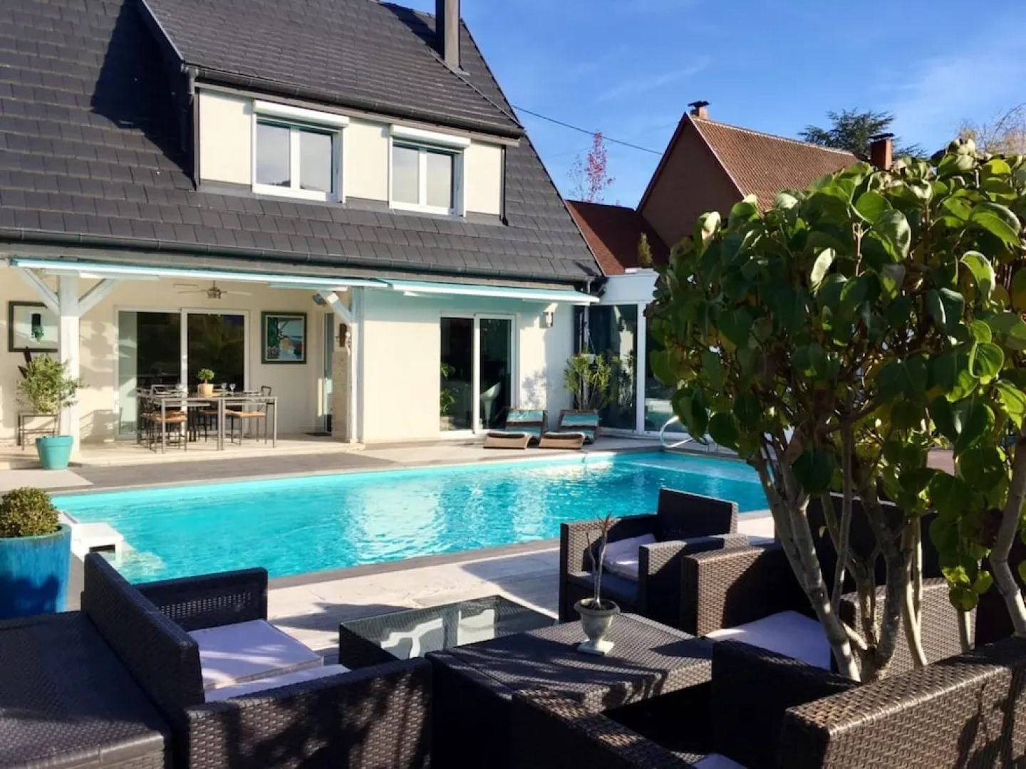 Villa With 3 Bedrooms in Walbach, With Wonderful Mountain View, Privat