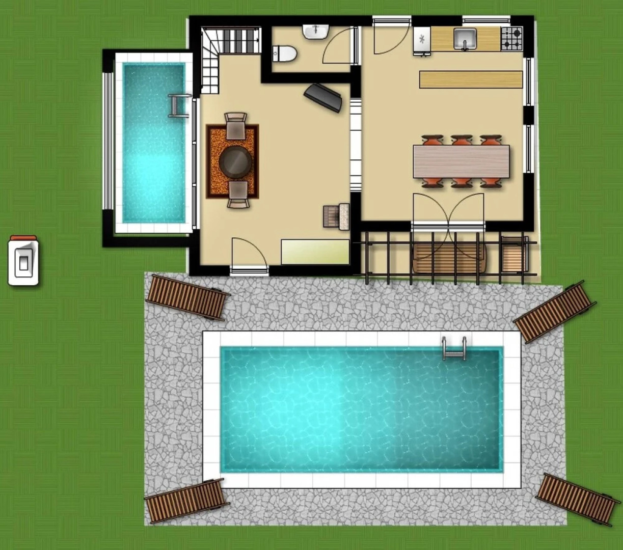 Villa Nineta Large Private Pool Walk to Beach Sea Views A C Wifi Car Not Required - 1606